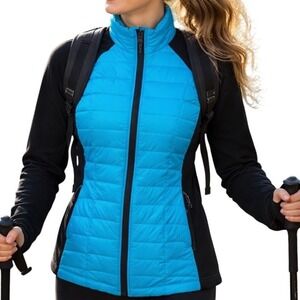 32 Degrees Women's Weatherproof Ultra Light Duck Down Soft Shell Jacket Size S